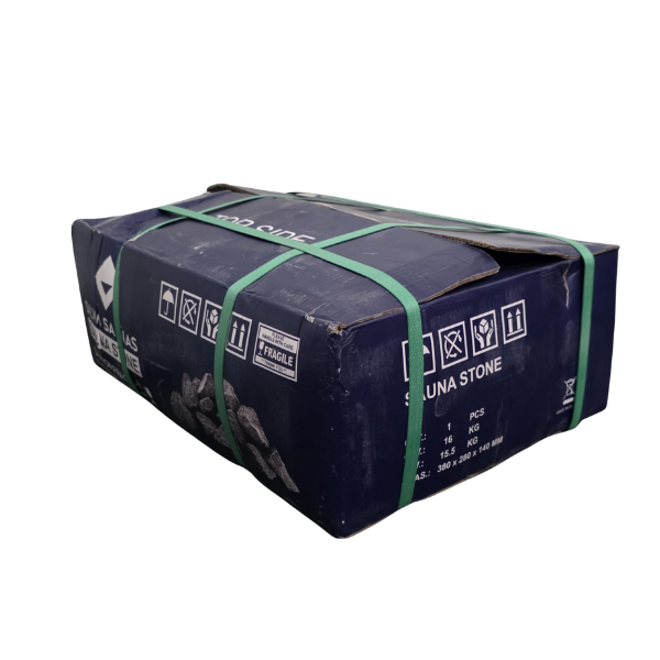Silva™ Sauna Rocks for Wood Fired Sauna Heater Oven 16KG (Box of Rocks)