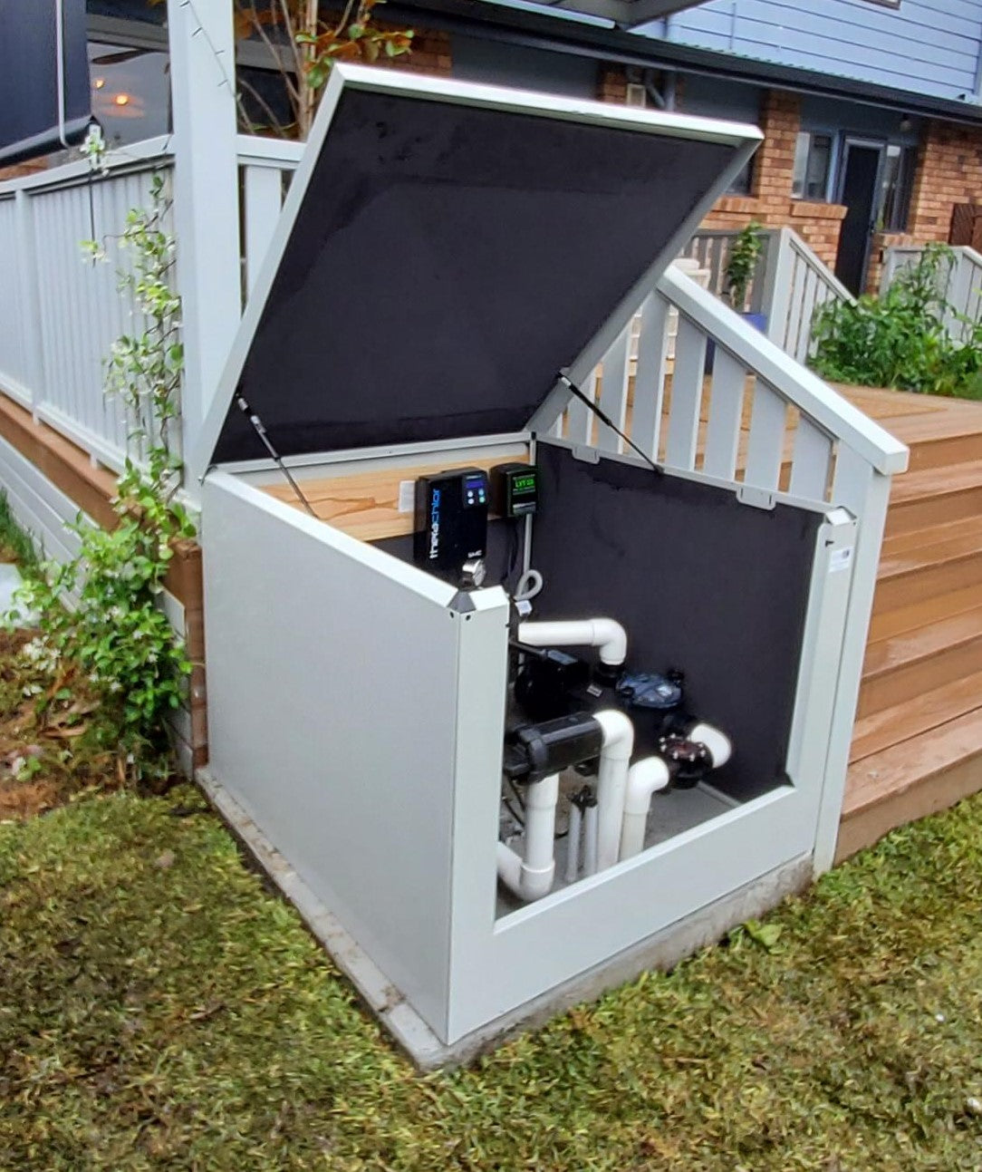 Free Standing Pool Equipment Enclosure