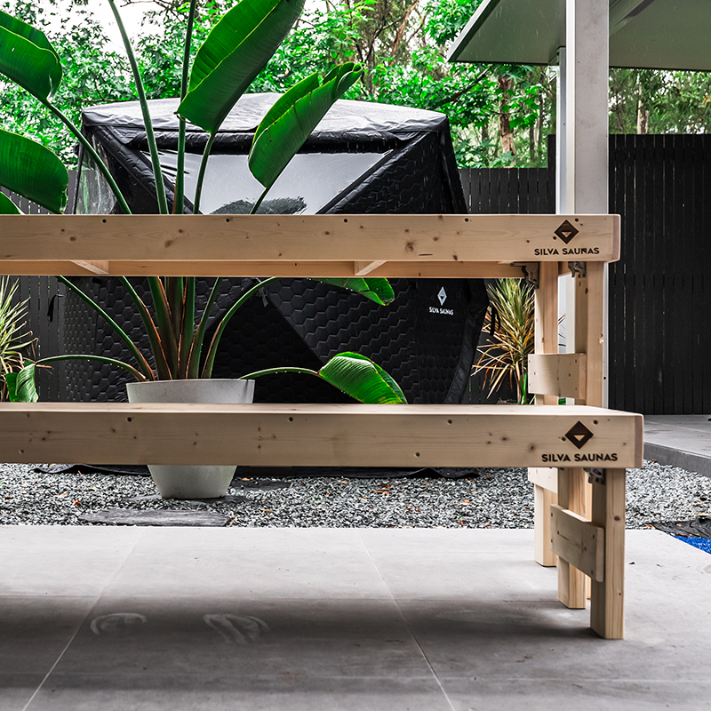 Silva™ Two Tier Foldable Bench + Table Combo