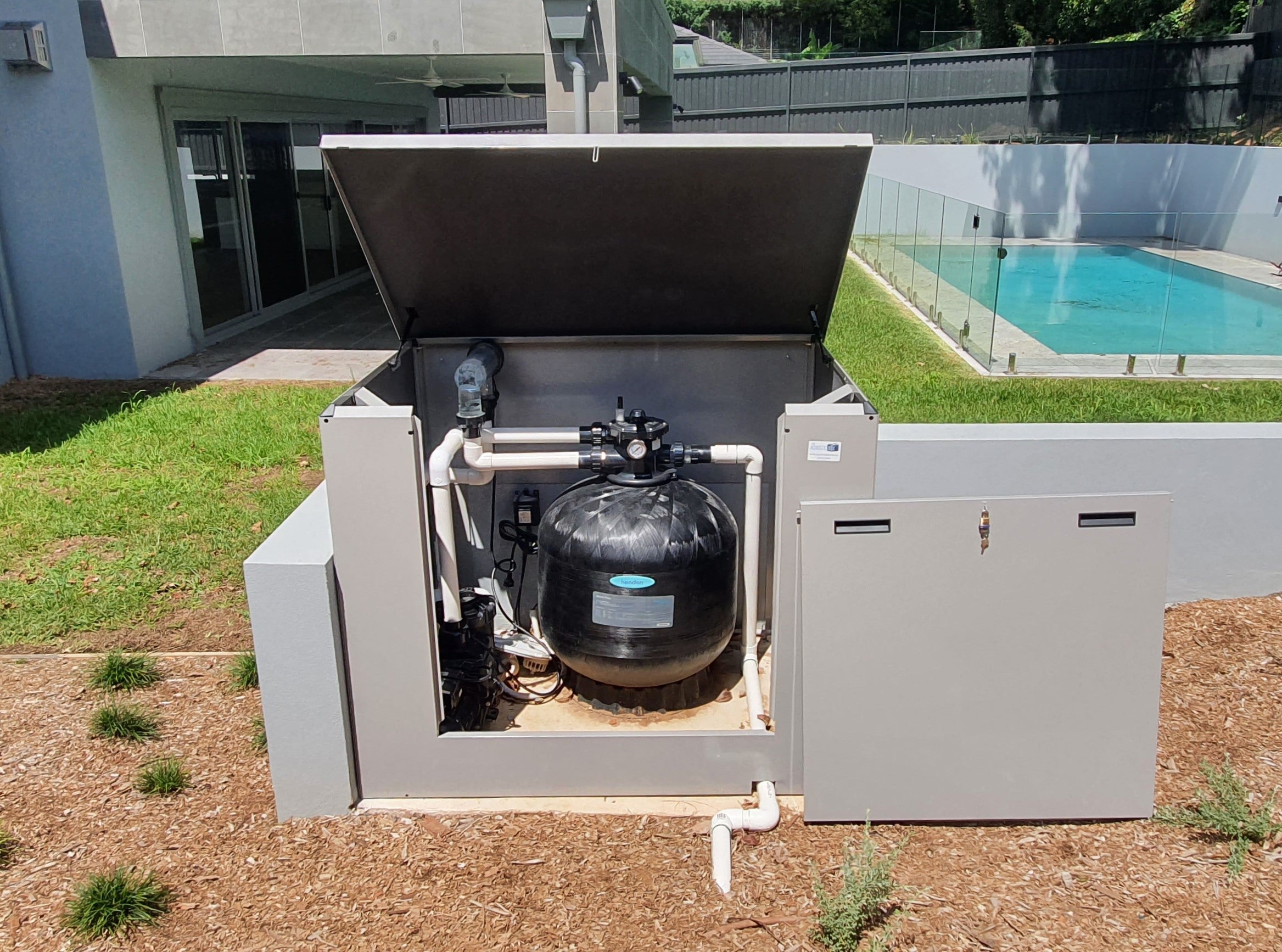 Free Standing Pool Equipment Enclosure