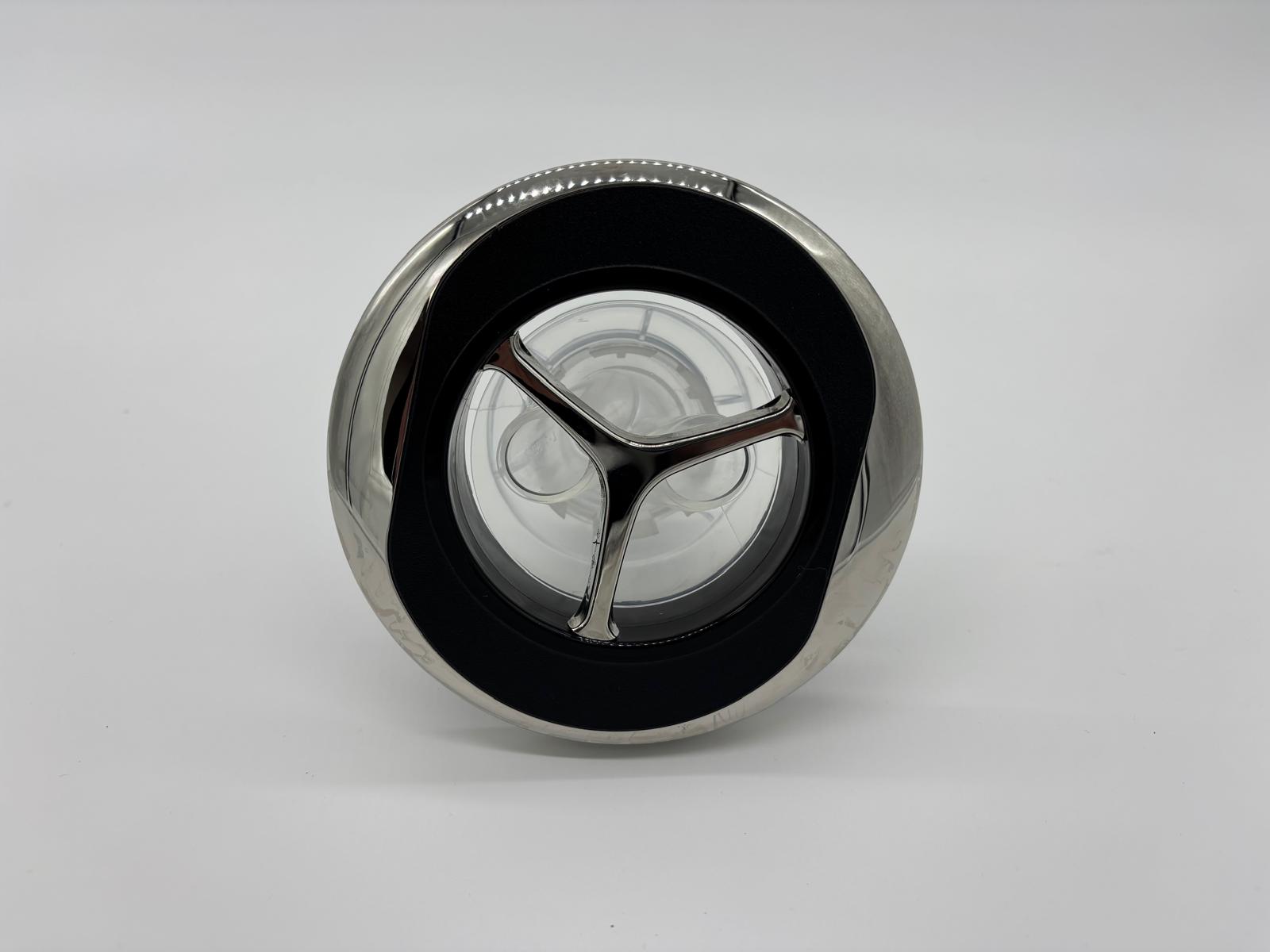 Spa Pulsating Jet 5" Complete with Body – Black & Chrome