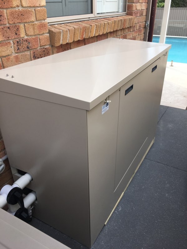 Free Standing Pool Equipment Enclosure