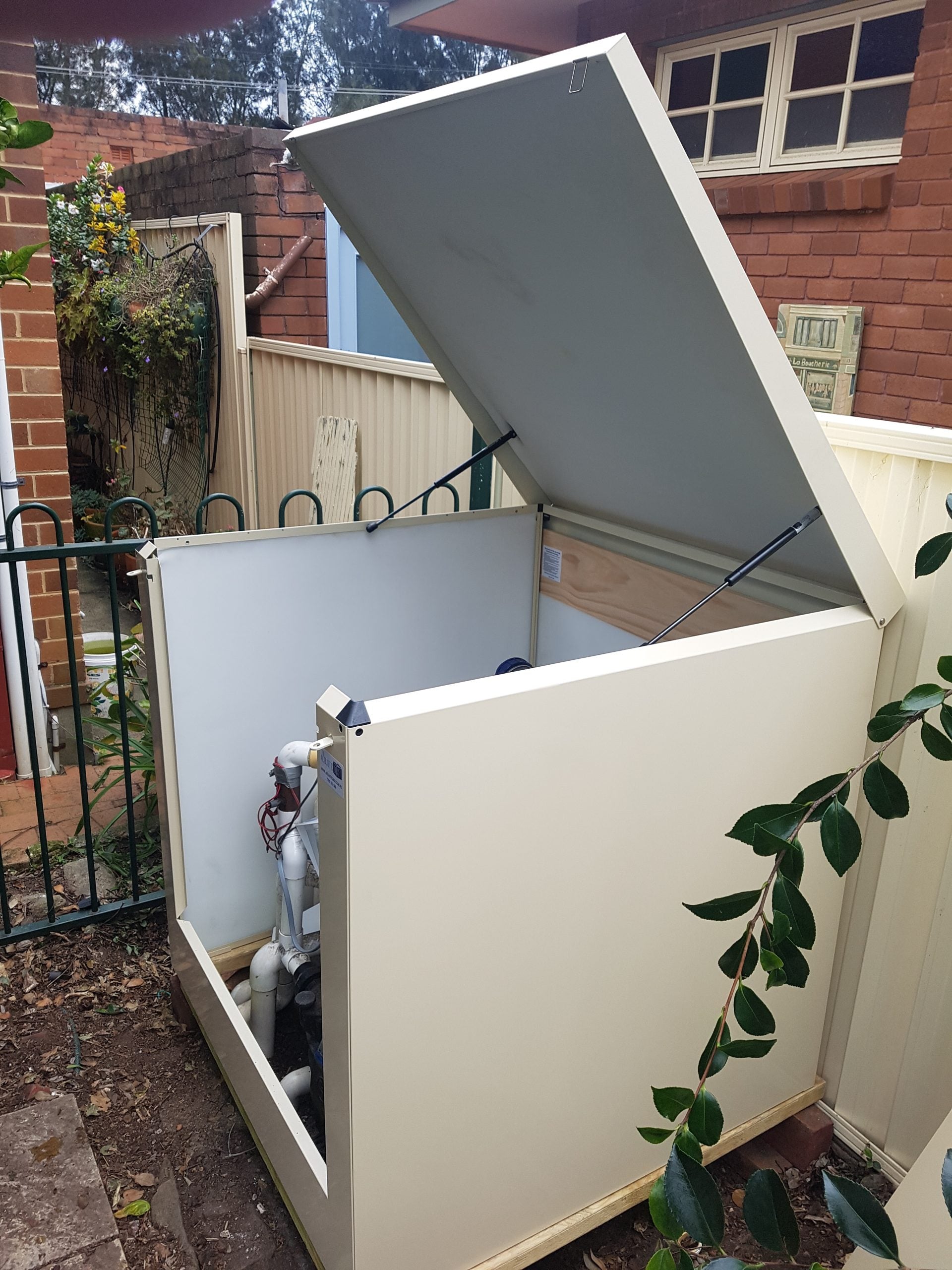Free Standing Pool Equipment Enclosure