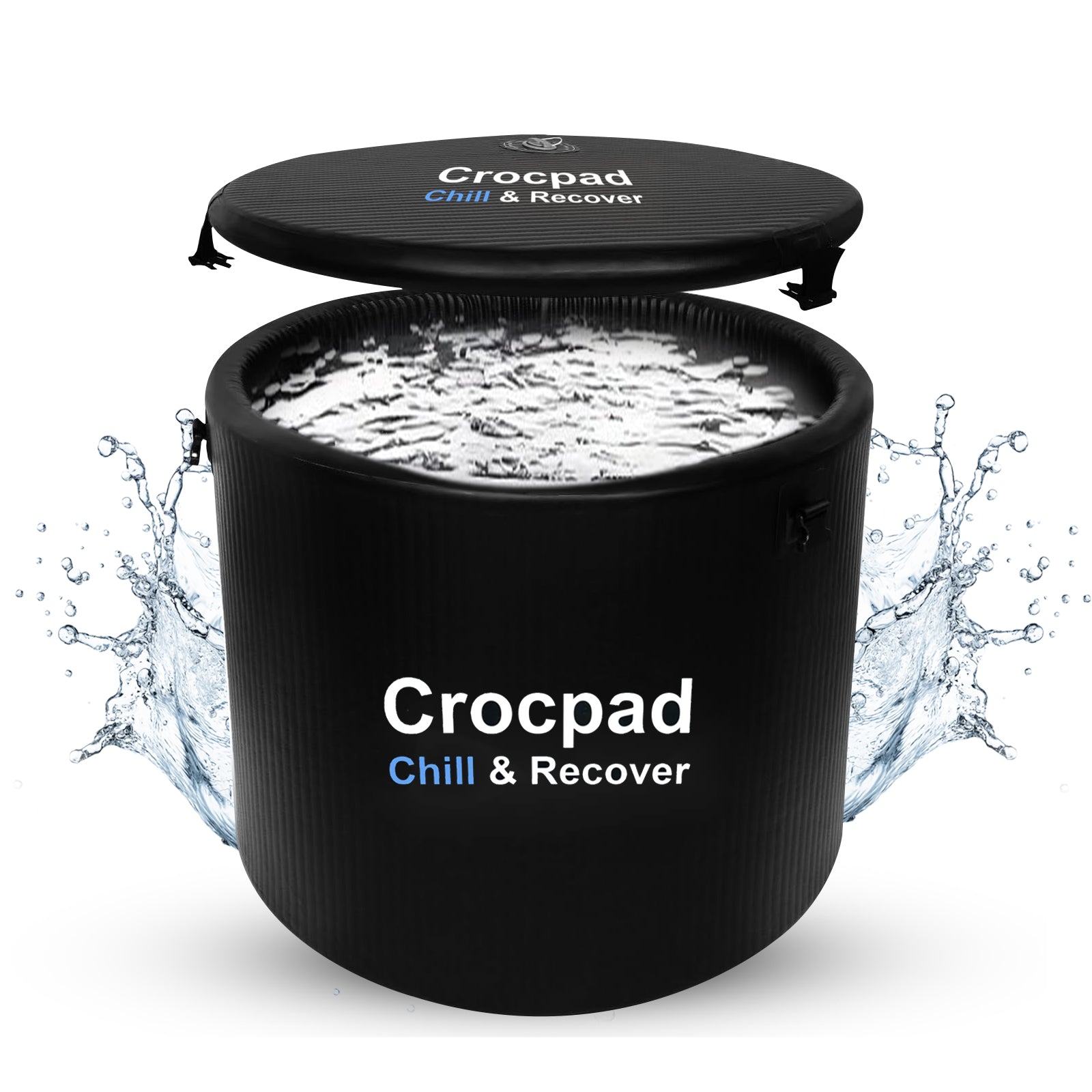 Crocpad Large Ice Pod – Portable Cold Plunge Barrel with Cover