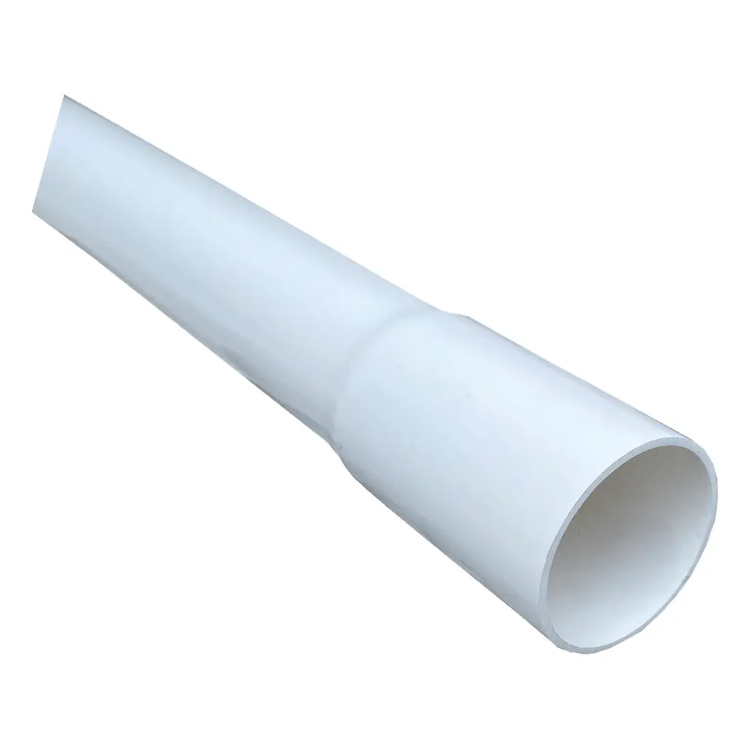 25mm White PVC Hard Pipe Class 9 - 6m Length