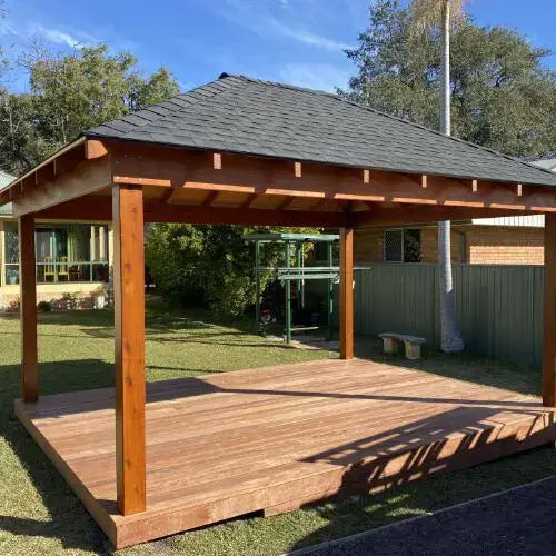Asphalt Tile Gazebo - 4.0m x 6.0m - 4.5m x 6.5m