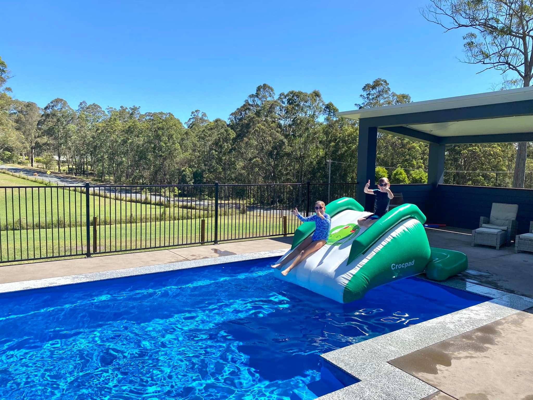 Crocpad Mikros 2m Commercial-Grade Inflatable Pool Slide