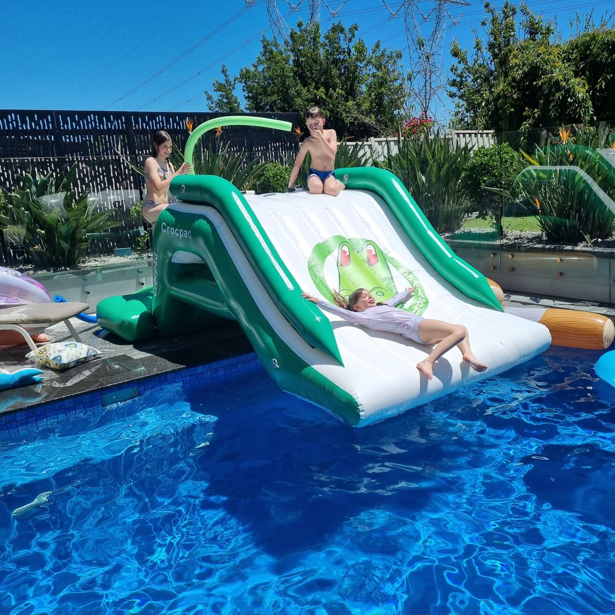 Crocpad Megalo 3m Commercial Inflatable Pool Water Slide