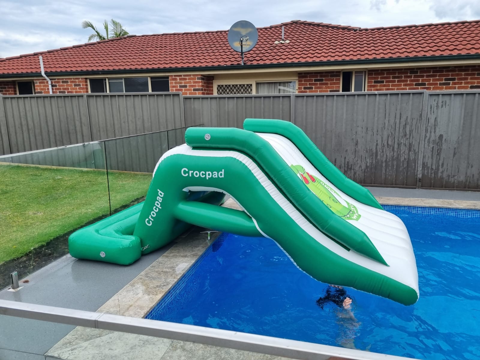 Crocpad Megalo 3m Commercial Inflatable Pool Water Slide