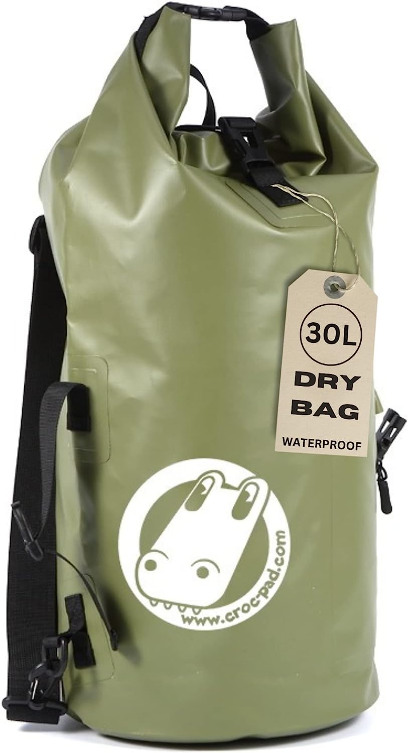 Crocpad 30L Waterproof Dry Bag for Outdoor & Water Sports