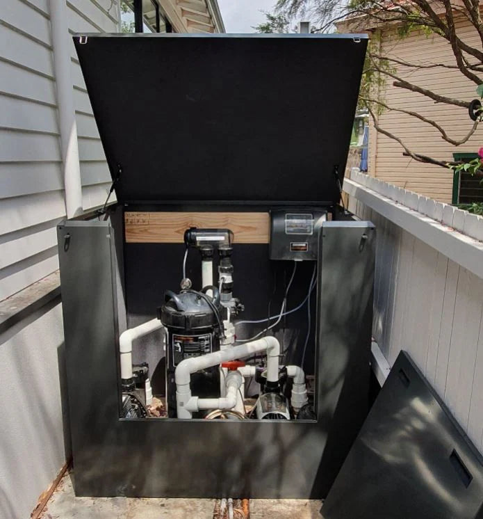 Pool Enclosure Two Compartments 2 x 900 Wide