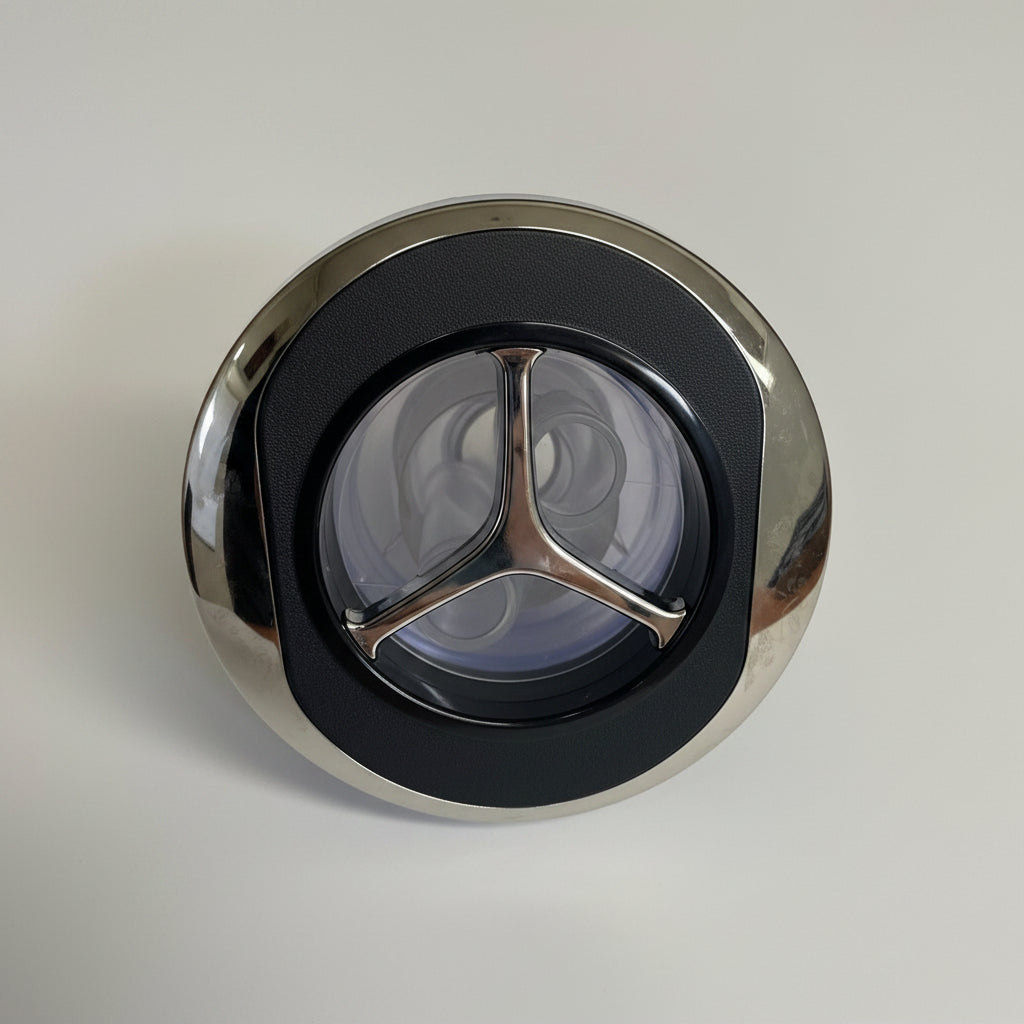 Spa Pulsating Jet 5" Complete with Body – Black & Chrome