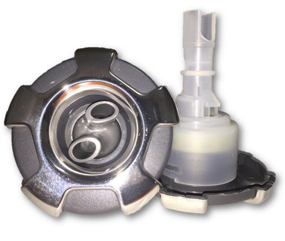 JET / CMP 300 SERIES 3.25' TYPHOON JET INTERNAL – CROWN FACE DOUBLE ROTATIONAL STAINLESS STEEL/GRAPHITE GRAY/SILVER
