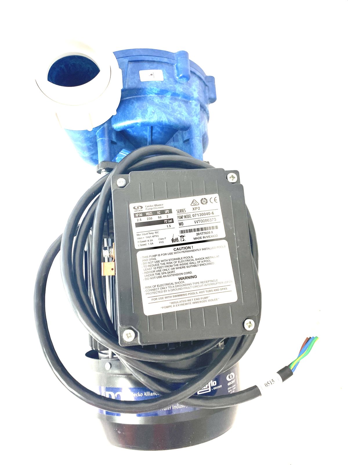 GECKO Spa Pump Maelstrom 2‑Speed 3HP - 0800‑200001