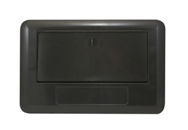 Spa Skimmer Face Front Panel Assembly Charcoal