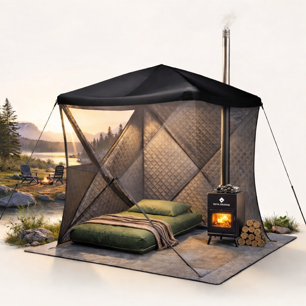 Silva™️Pop up Tent - Fire Retardant / Weatherproof