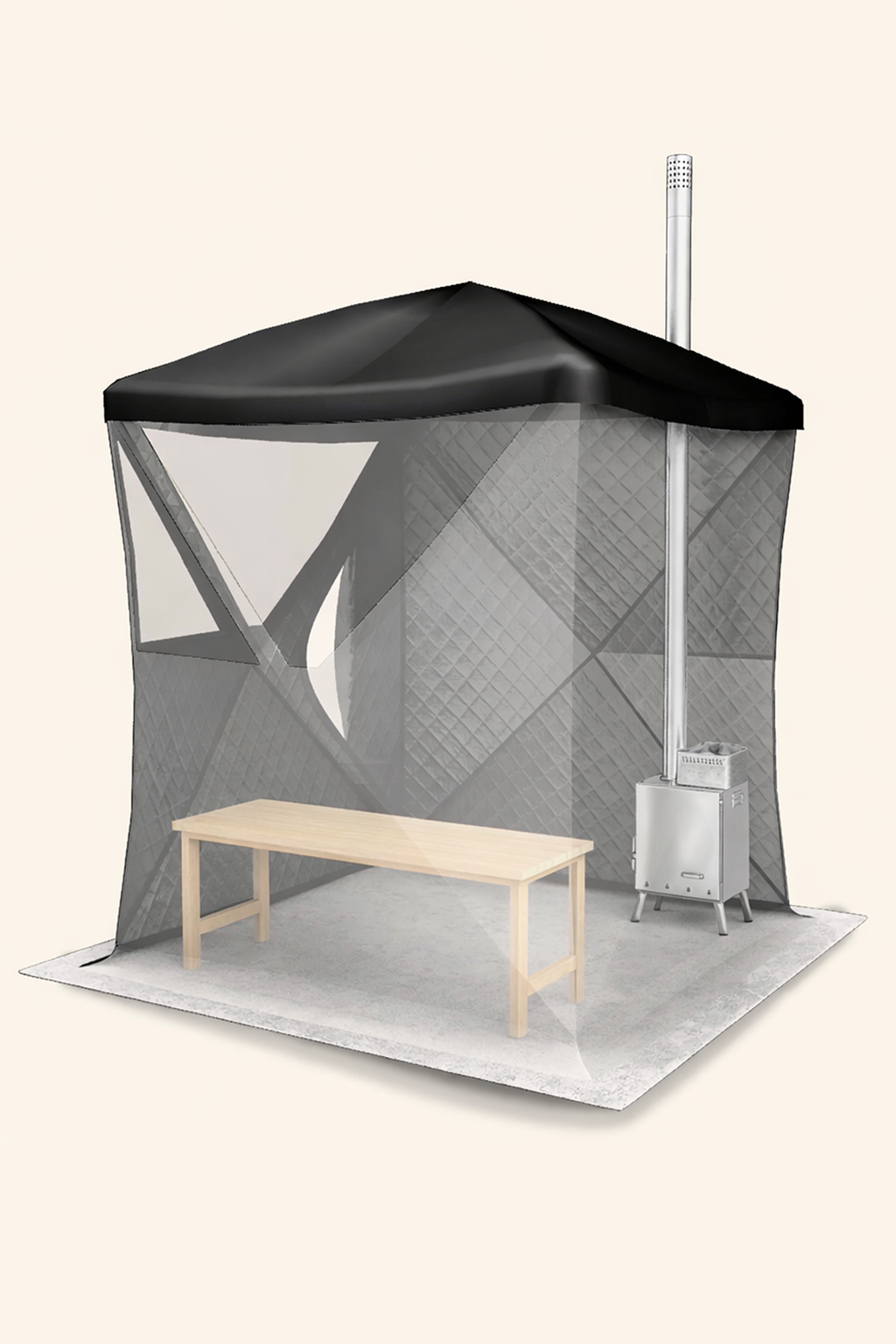 Silva™️Portable Wood-Fired Sauna — Core Outdoor System