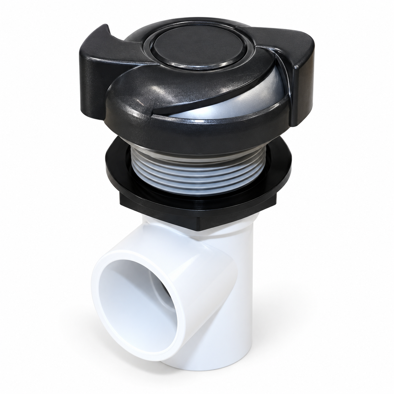 Valve 25mm 2 Way On/Off Sapphire Metallic Grey