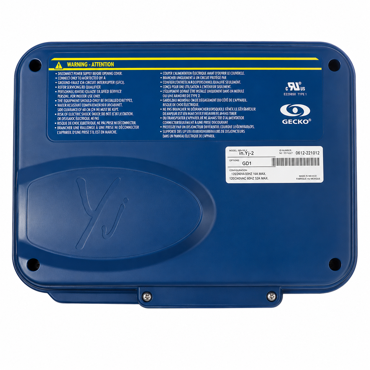 Gecko Spa Controller IN. YJ-3 - 0612-221040-455