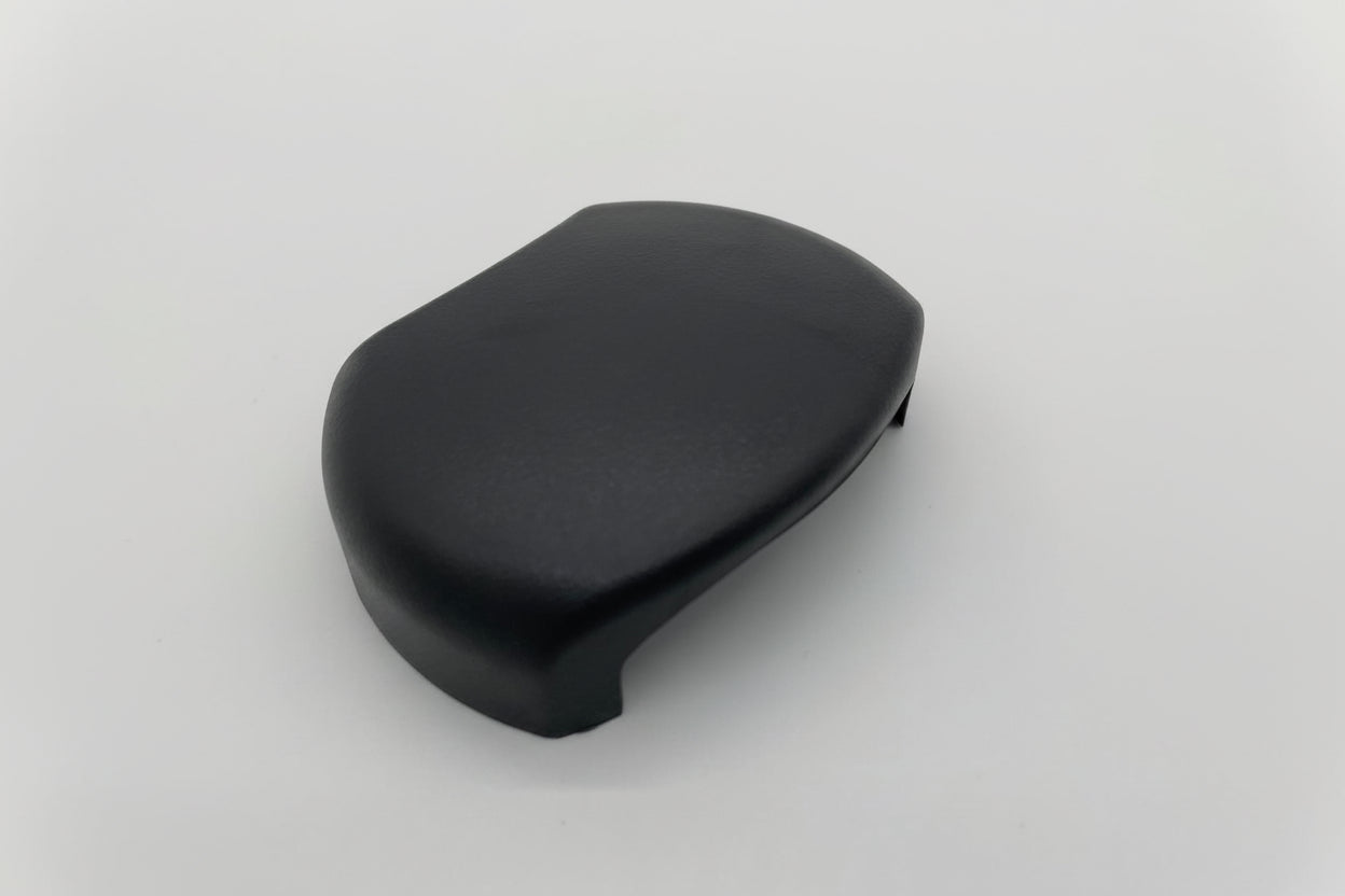 Charcoal replacement cap for spa On/Off 2‑way valves with 76mm knob and 8mm female hexagon inner connection, used for waterfall and neck jet control.