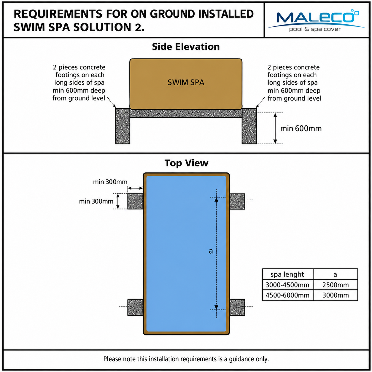 Maleco Sunset Swim Spa Cover - Automati Swim Spa Cover