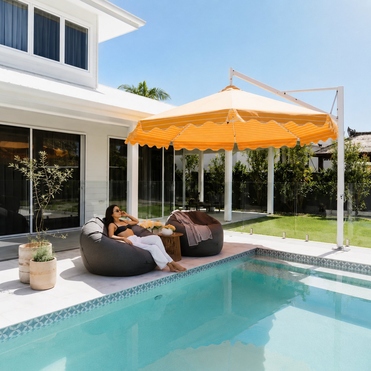DESIGNER CALIFORNIA DREAMIN' POOLSIDE UMBRELLA