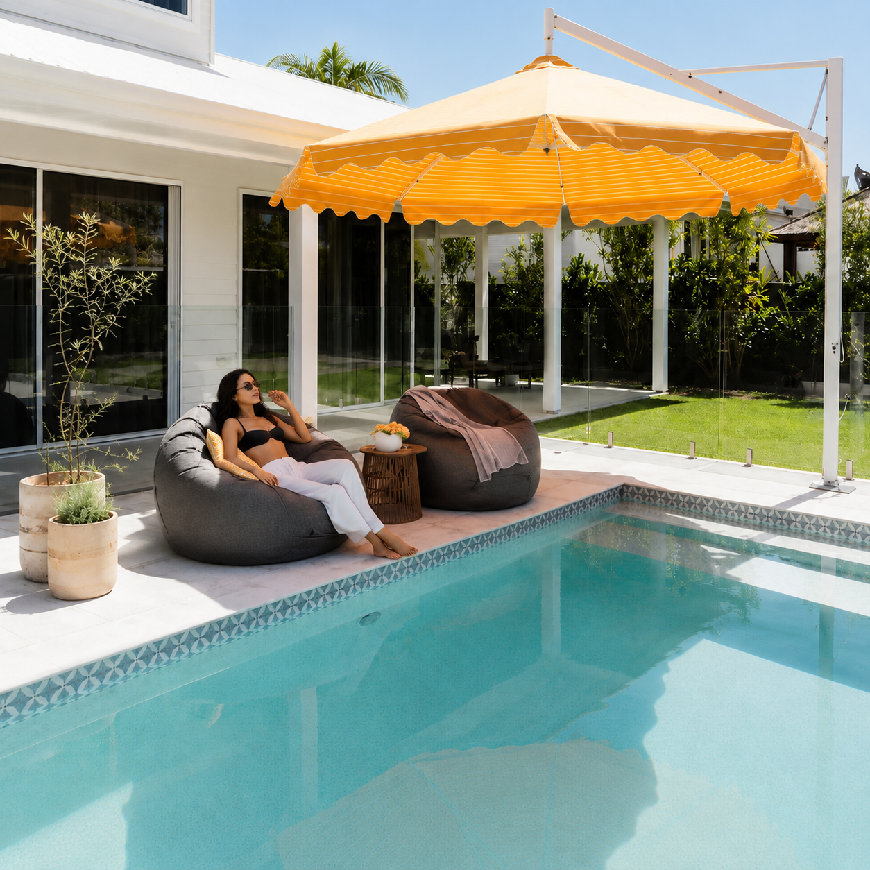 DESIGNER CALIFORNIA DREAMIN' POOLSIDE UMBRELLA