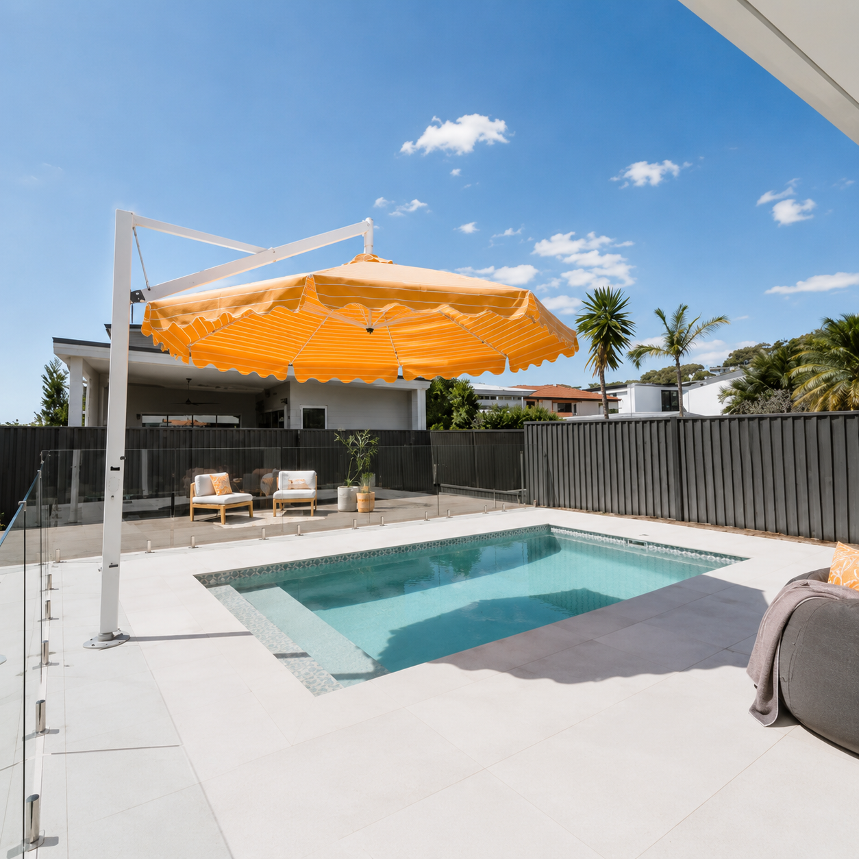 DESIGNER CALIFORNIA DREAMIN' POOLSIDE UMBRELLA