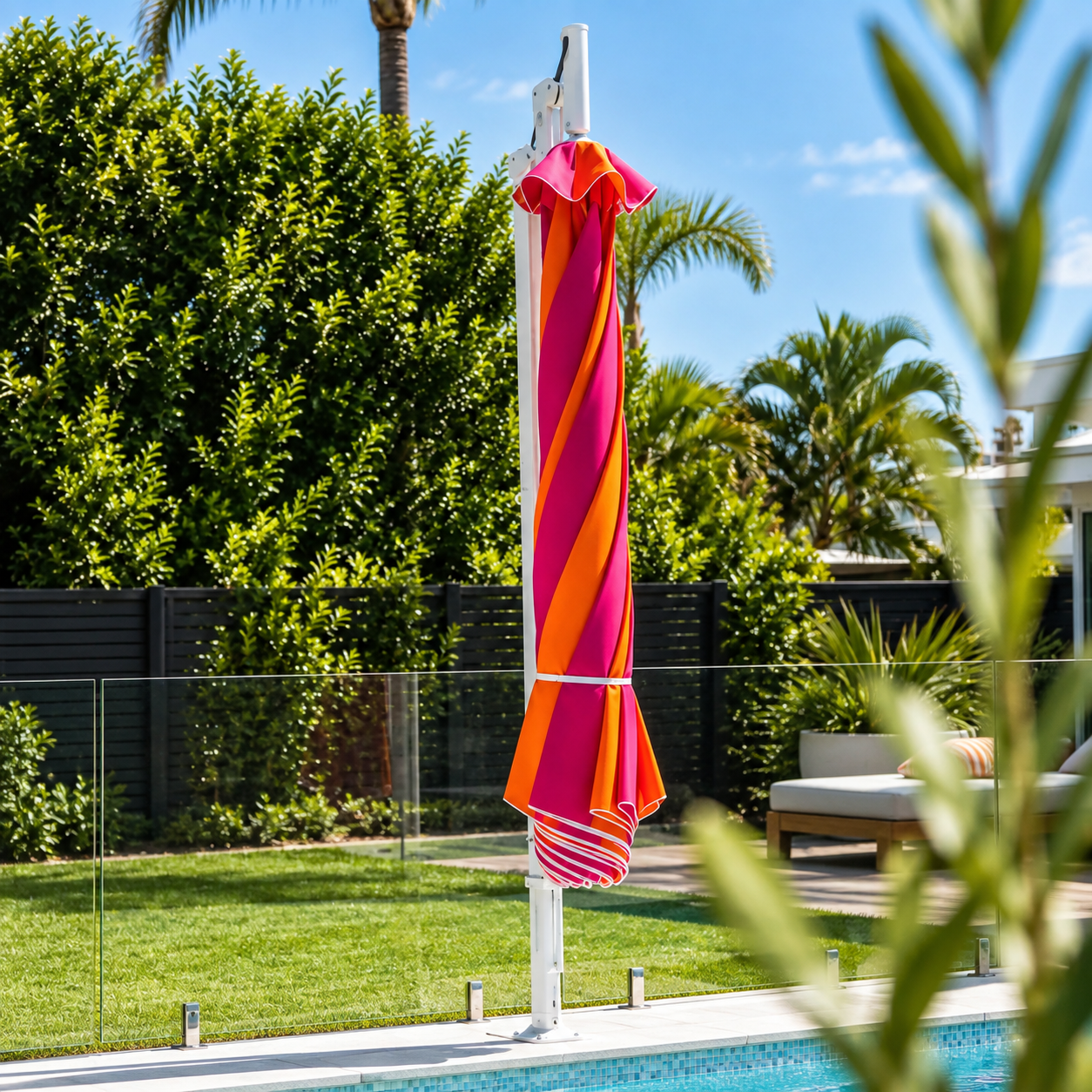 DESIGNER TROPICANA POOLSIDE UMBRELLA