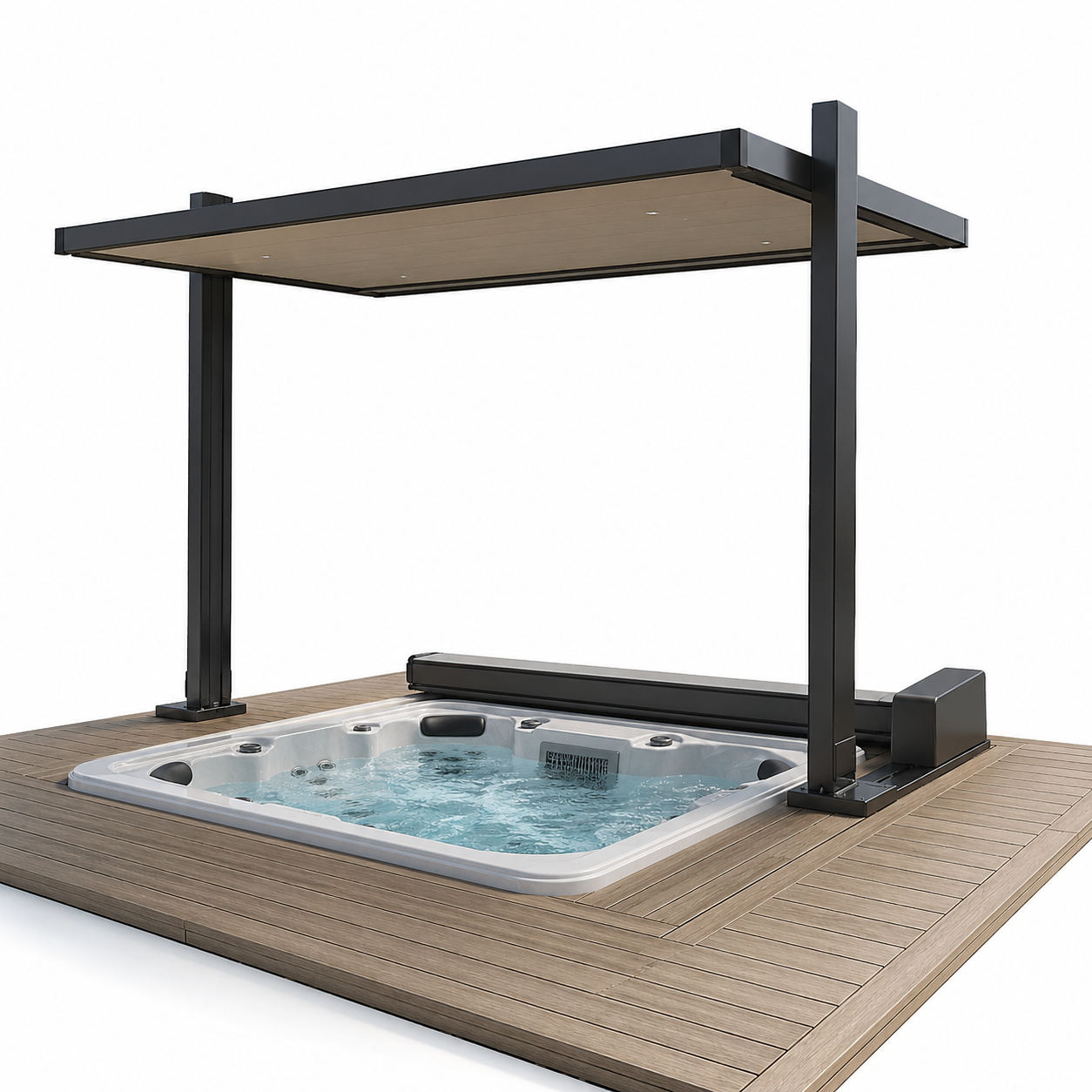 Maleco Sunrise Spa Cover Automated Spa Cover