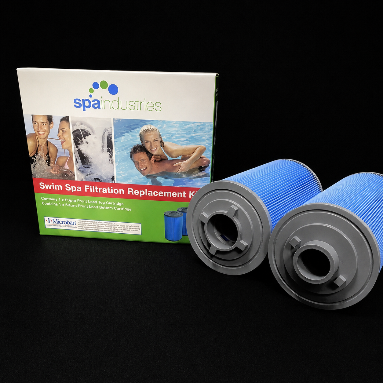 Filter Cartridge Swim Spa Suits V-Stream pre 2018 set of 2 interlock