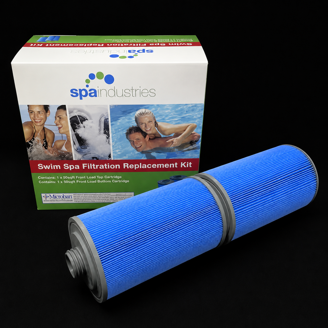 Filter Cartridge Swim Spa Suits V-Stream pre 2018 set of 2 interlock