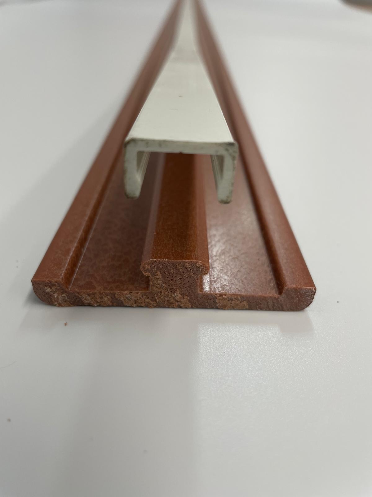 Spa Tufflock Cabinet Cover Strip with Rail 700 x 60 x 8mm
