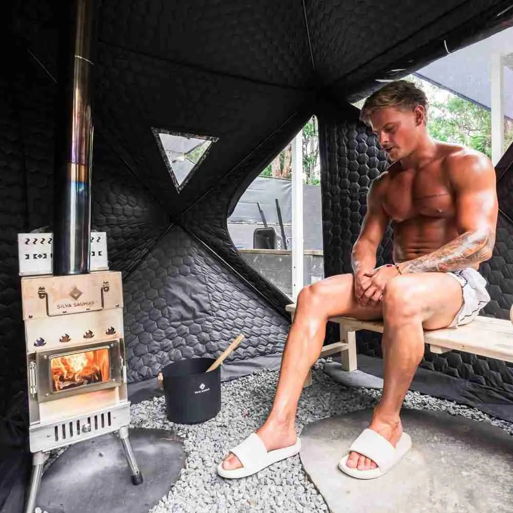 Silva™ Two Person Foldable Sauna Bench
