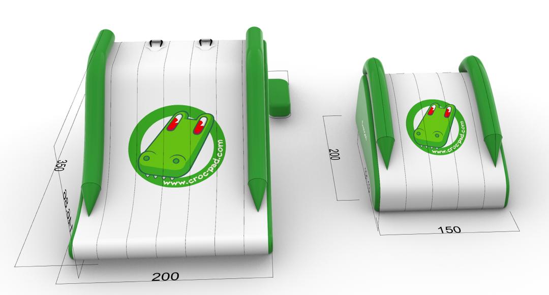 Crocpad Mikros 2m Commercial-Grade Inflatable Pool Slide