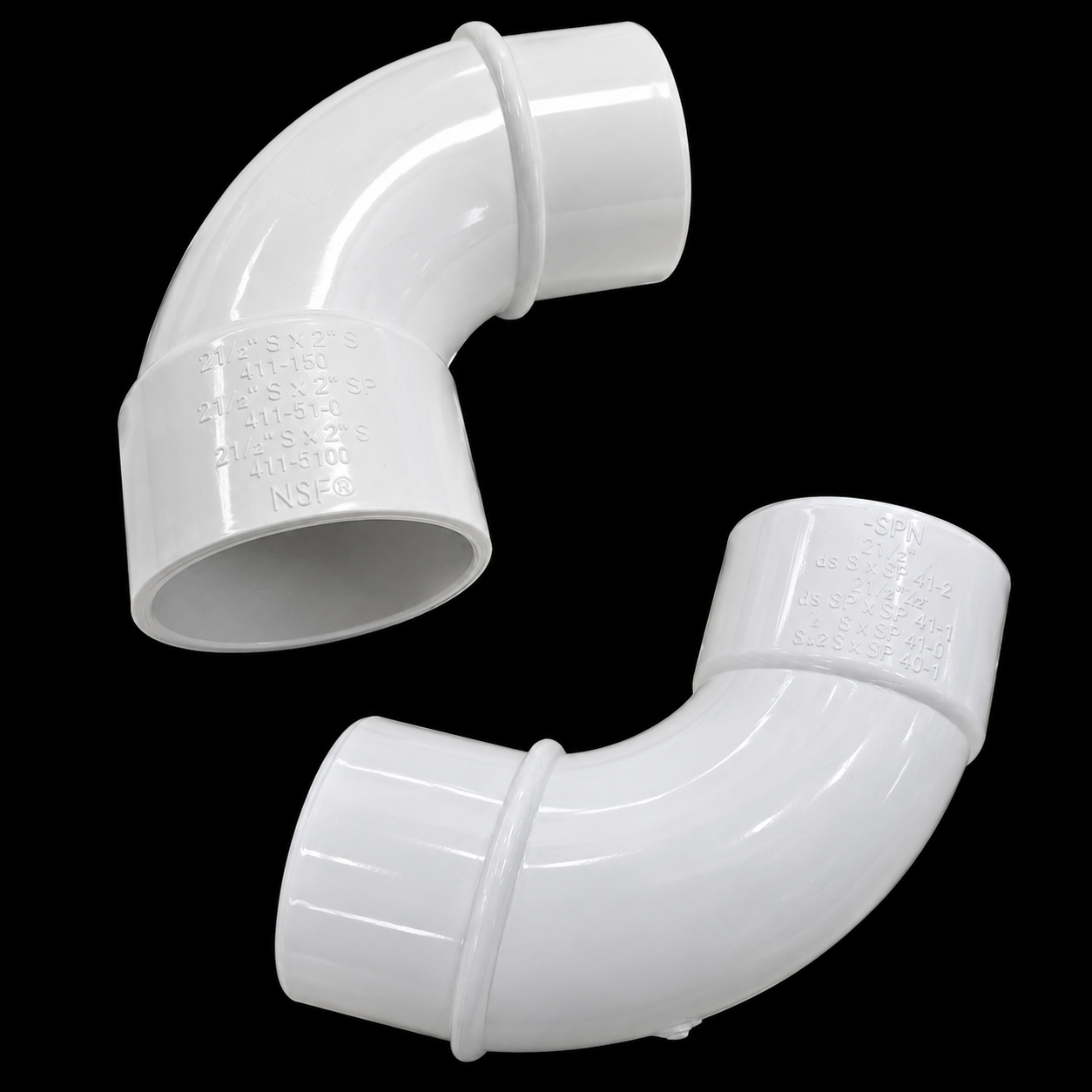 Sweep Elbow 63mm 90° Spigot to Socket