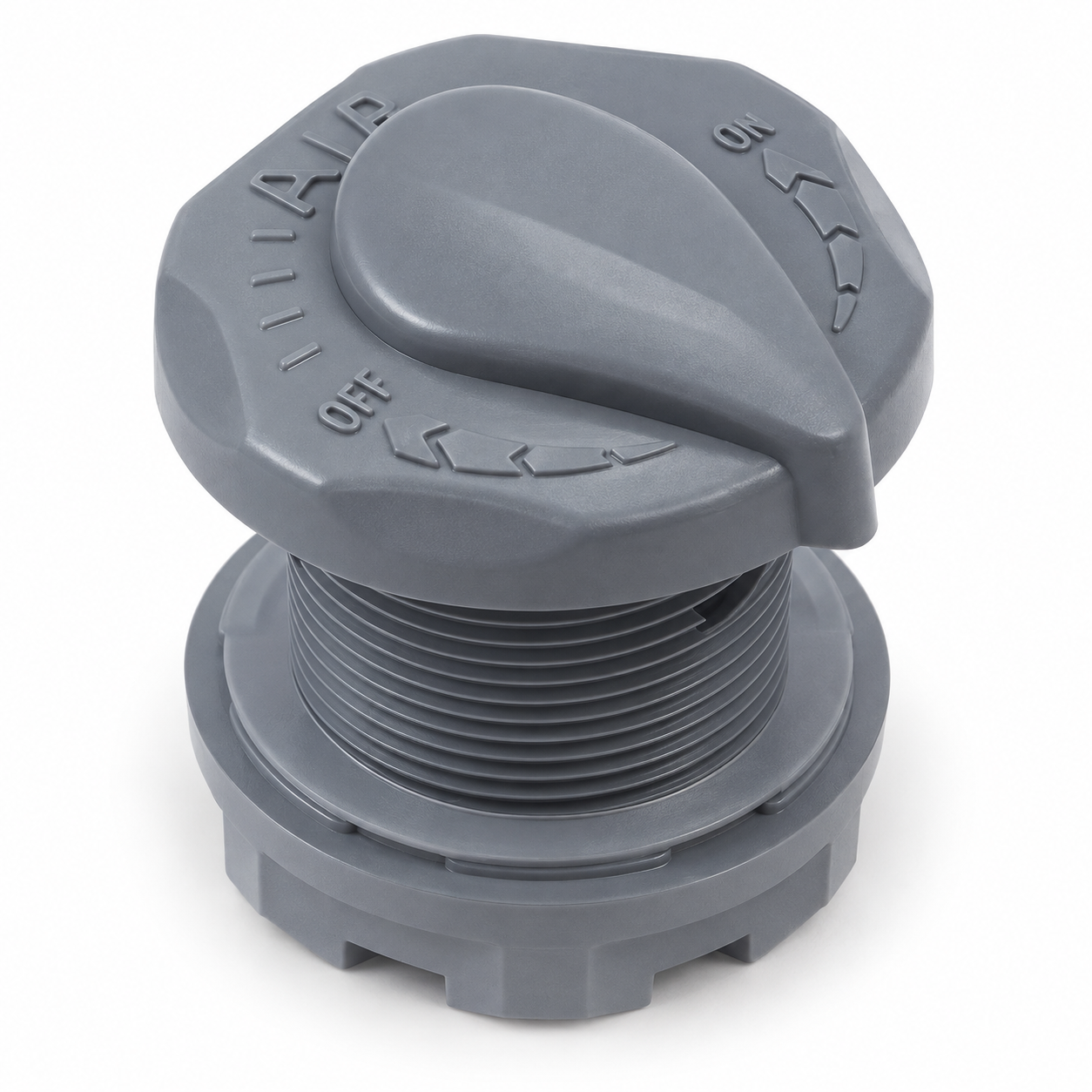 Spa Air Control Valve Under Skirt with Designer Cap Grey-13584-CG