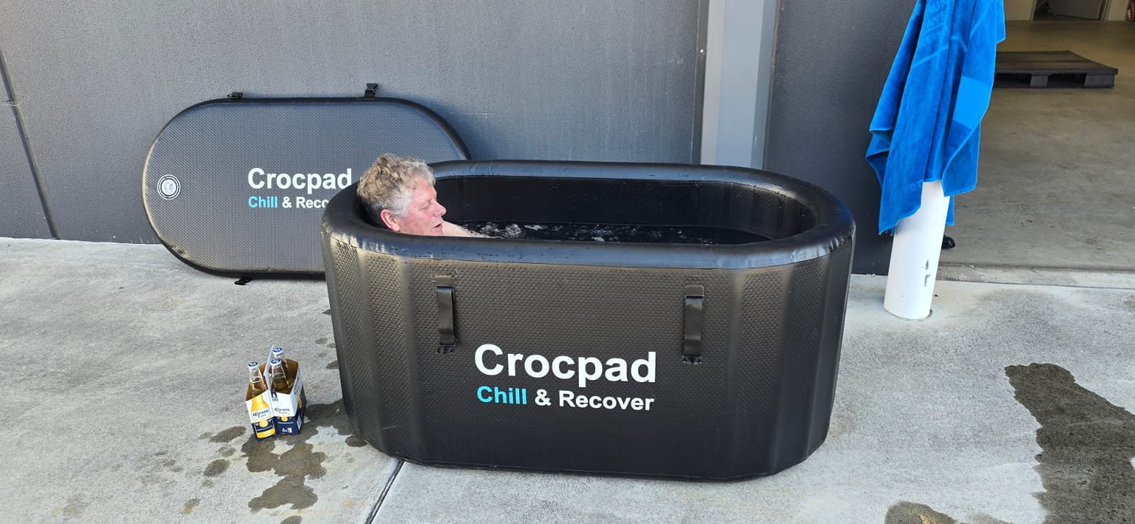 Crocpad Large Ice Bath Recovery Tub – 450L Cold Plunge