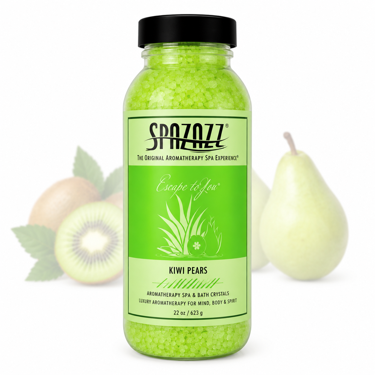 Escape Crystals Kiwi Pear "Exhilarate" SPAZAZZ