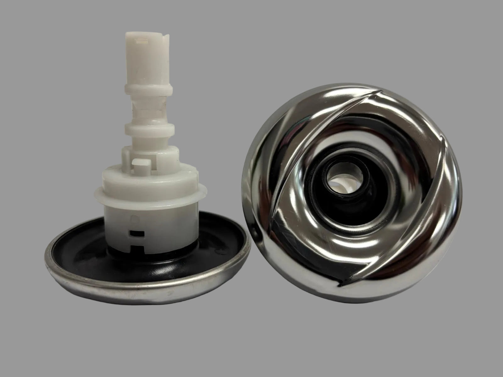 Catalina Spa Directional Jet Face 3" (85.4mm) - Black/ Chrome