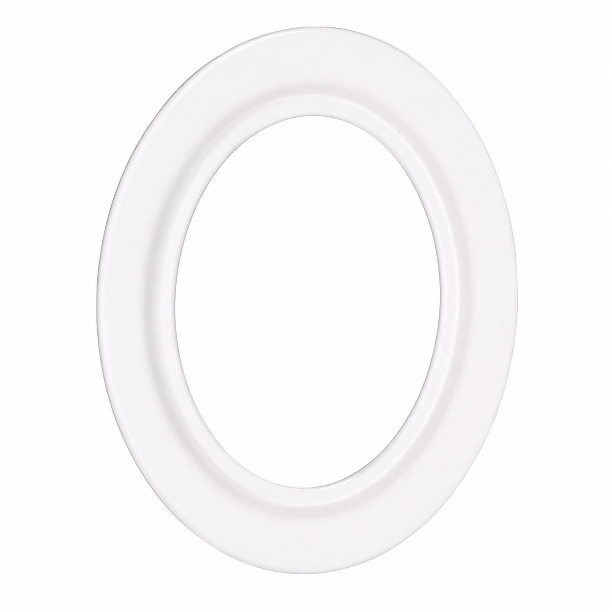 Mid Jet Bath Slimline Stamped Ring White