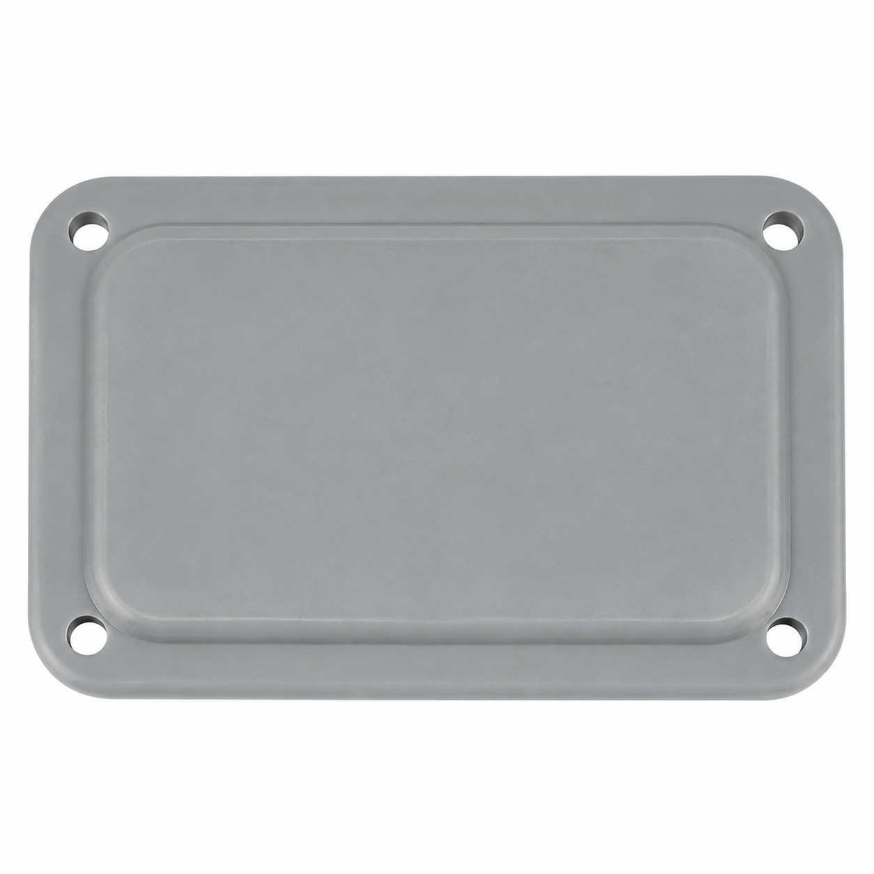 Grey Rounded Rectangular 4 Hole Esky Lid