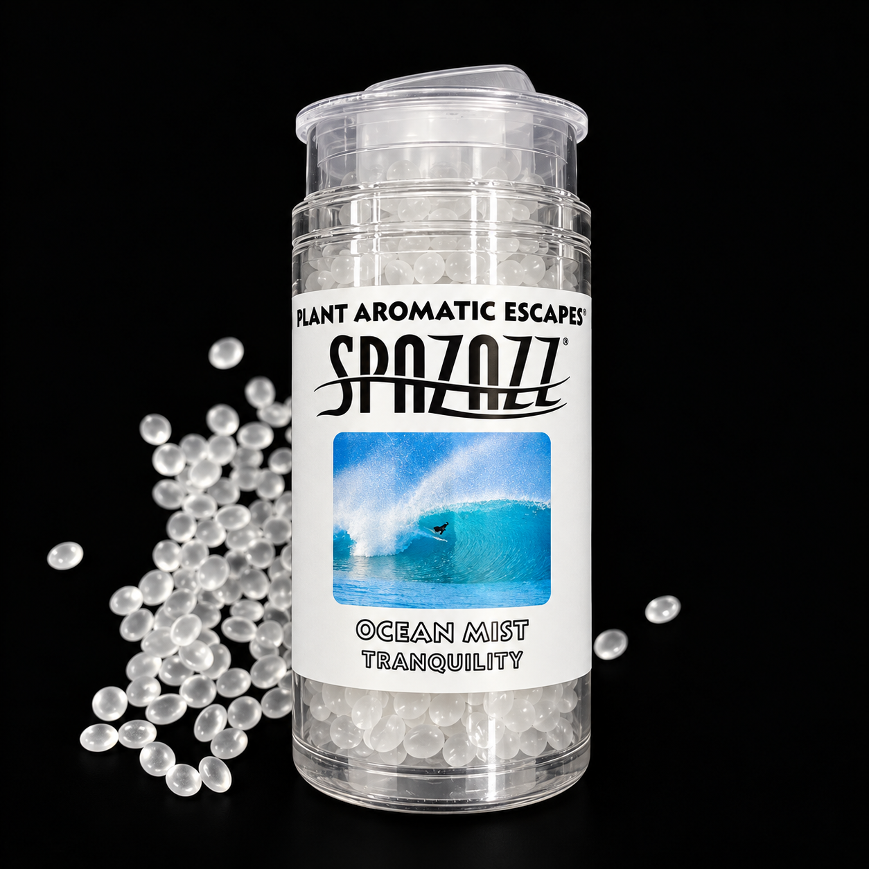 Aroma Beads 0.5 Oz Ocean Mist Tranquility - SPAZAZZ