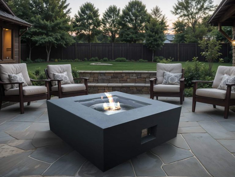 Outdoor HQ 91cm Ethanol Firepit