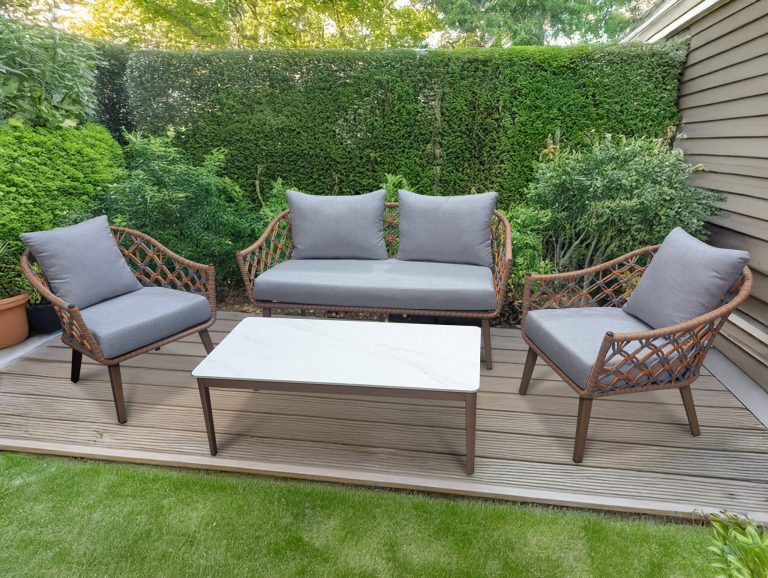 The Barcelona Outdoor Aluminium Sofa