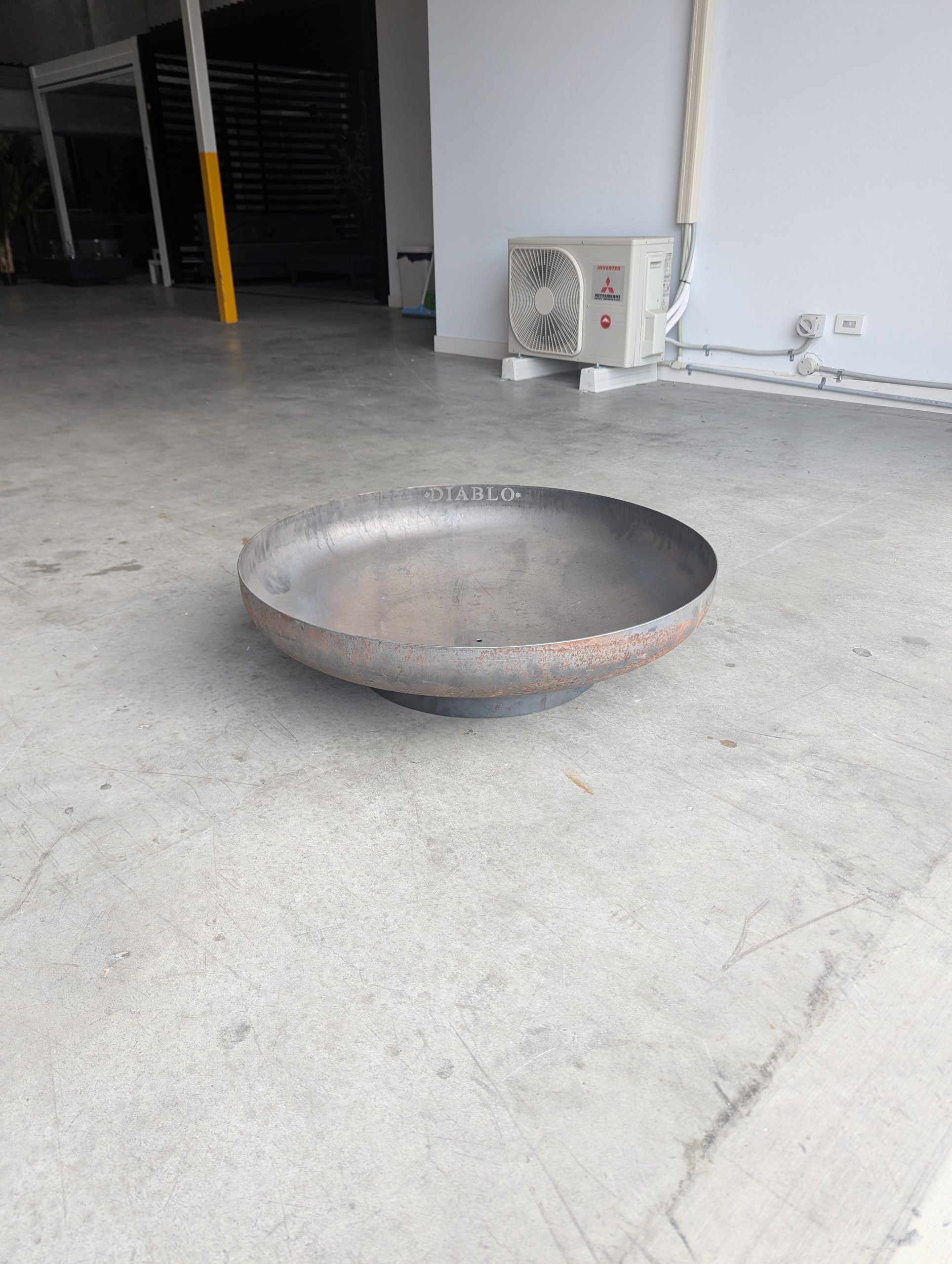 Diablo Carbon Steel Fire Pit 800mm x 210mm