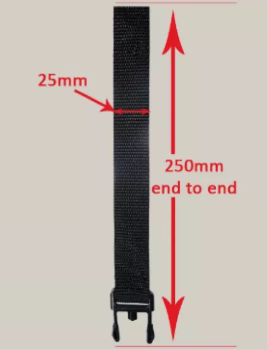Spa Hardcover Lock clips (Set of 1 with Straps)