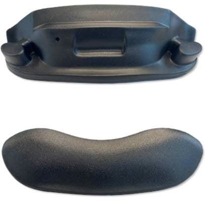 RHEDBULBLK_bullfrog headrest bullfrog 60‑1165 spa pillow hot tub headrest spa replacement pillow cyclone spa pillow signature spa pillow spa accessories replacement spa parts bullfrog spa parts