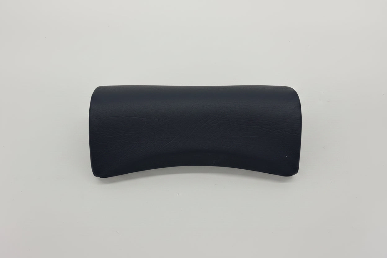 Dark grey Ultima 1 spa headrest pillow designed for ergonomic head and neck support in spas