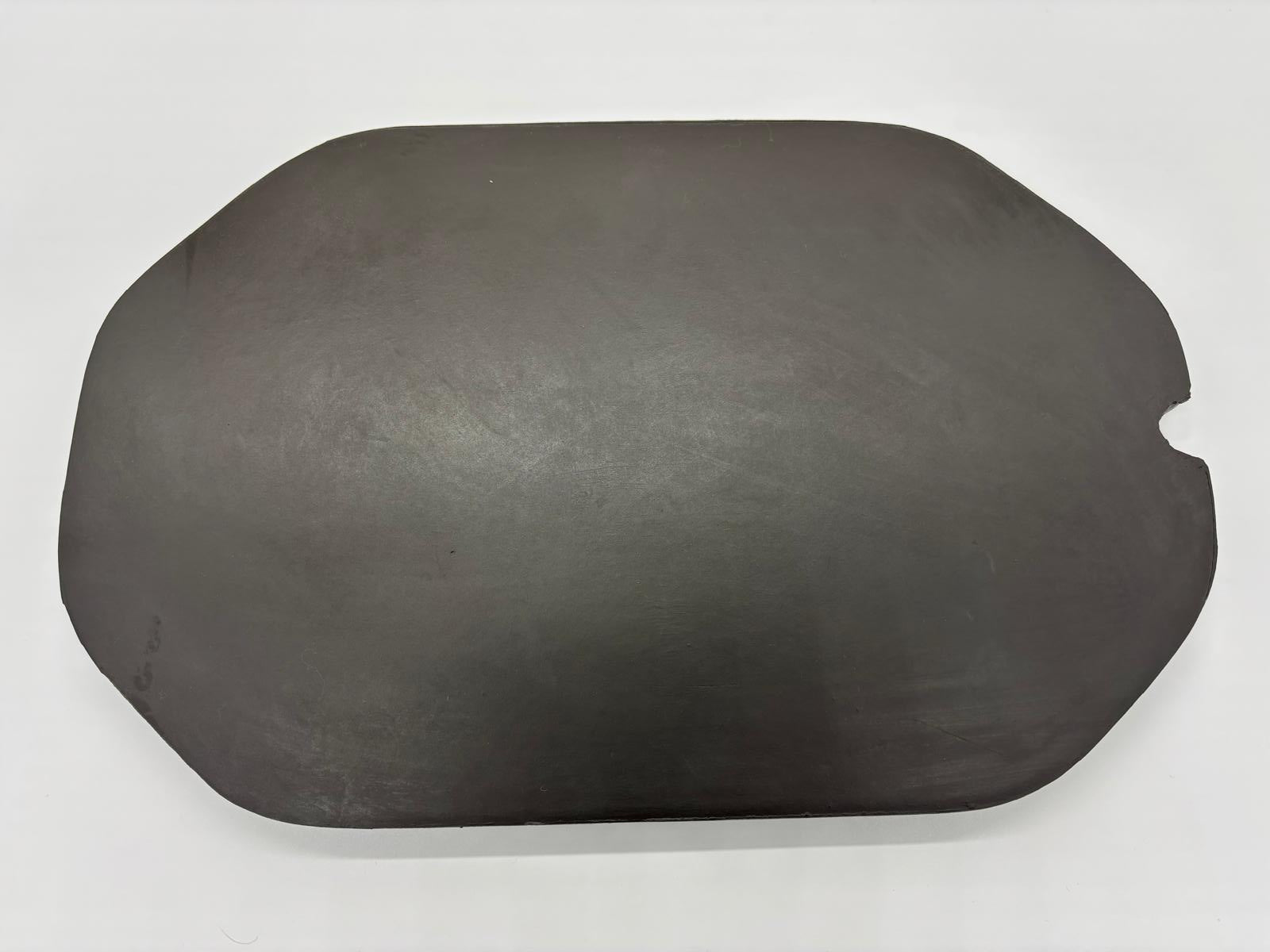 Spa Lid Esky Oval Charcoal – 6 Cup Holders 26cm x 40cm